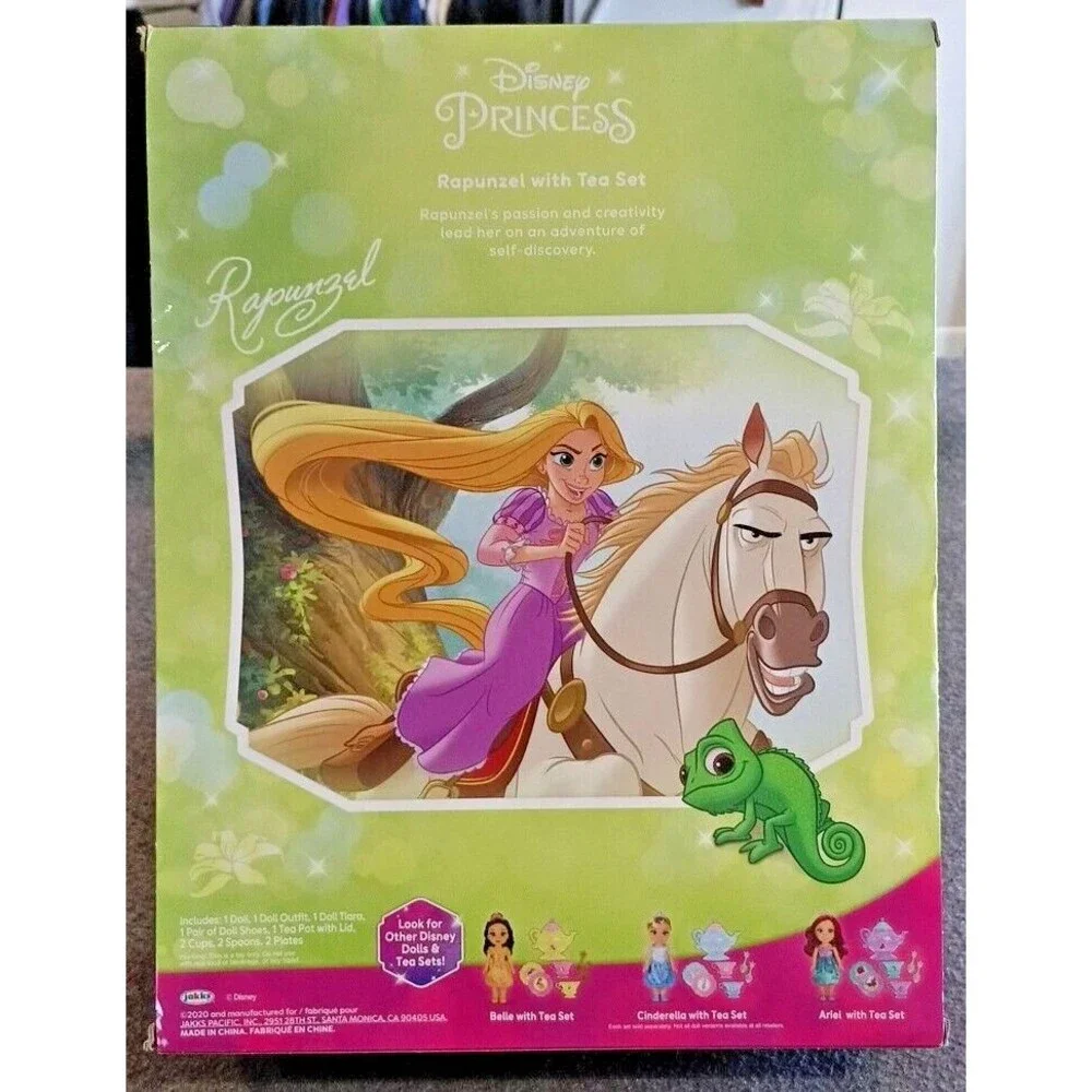 Disney Princess Rapunzel with Tea Set - Princess Tea Time for 2 - New 2020